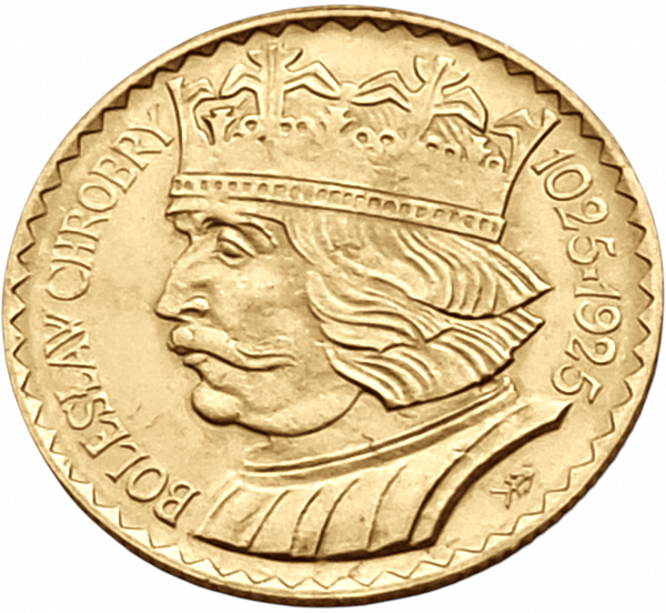 картинка Польша. 10 Злотых 1925 г. Золото. 3.2258 г*0.900 0.0933 oz. от магазина Одежда+