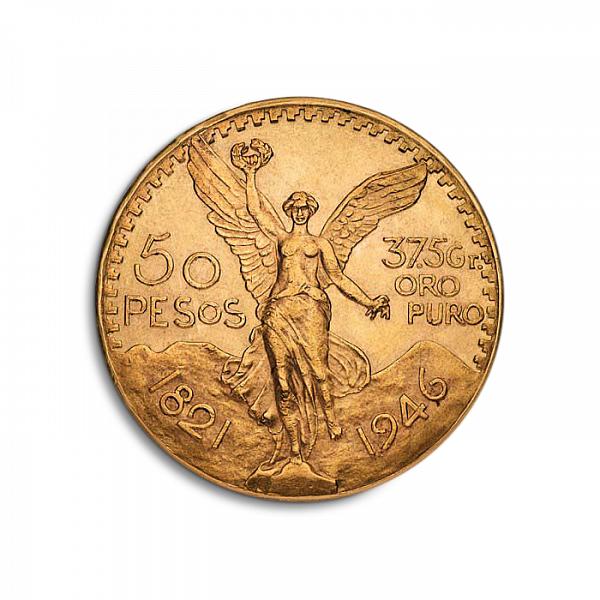 картинка 50 песо Мексика Au 37.5 от магазина Одежда+