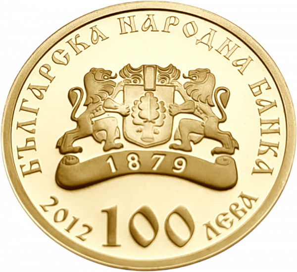 картинка Болгария. 100 Левов 2012г. Золото 8.64 г*0.999 0.2775 oz. Святая Петка! Параскева Епиватская! Пруф! от магазина Одежда+ 2