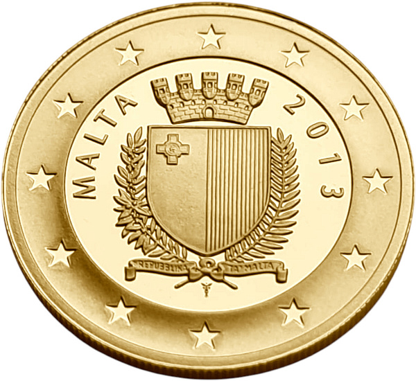 картинка Мальта. 50 Евро 2013 г. Золото. 6.5 г*0.916 0.1914 oz. от магазина Одежда+ 2